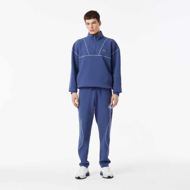 Мужские спортивные брюки Lacoste из смеси эластичного органического хлопка