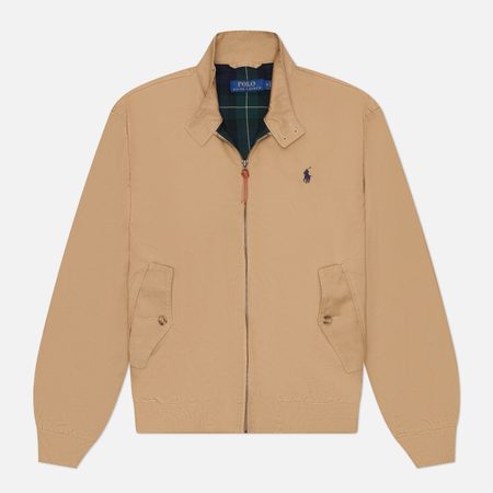 Мужская куртка харрингтон Polo Ralph Lauren The Bedford Twill, цвет бежевый