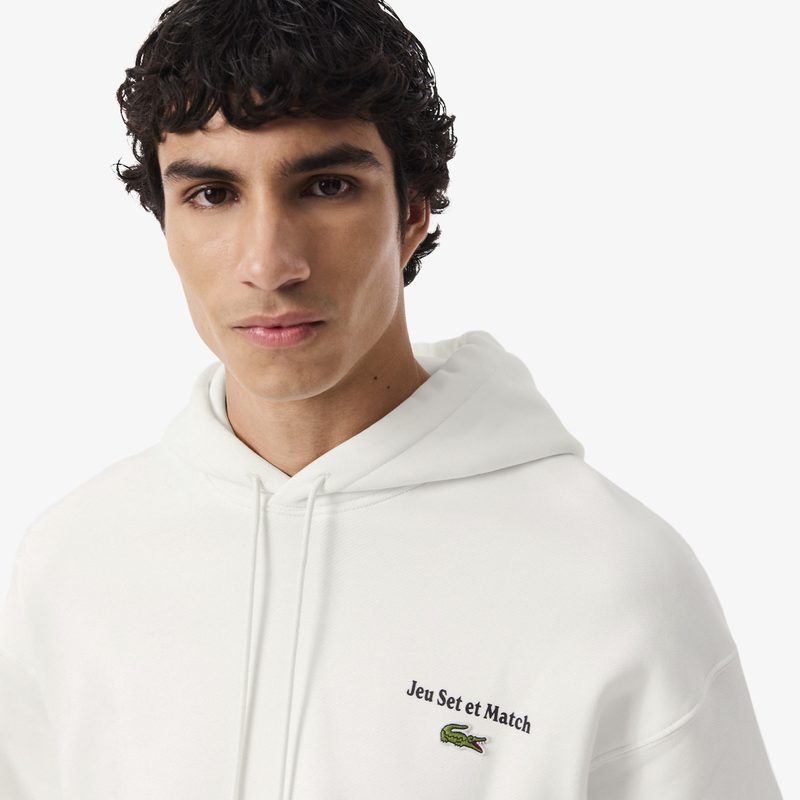 Мужская флисовая толстовка-худи Lacoste свободного кроя 3