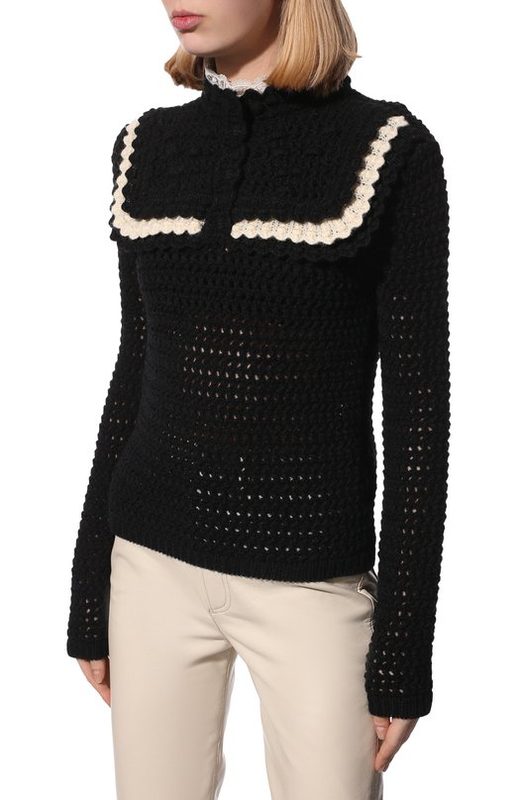 Шерстяной свитер Saint Laurent 3