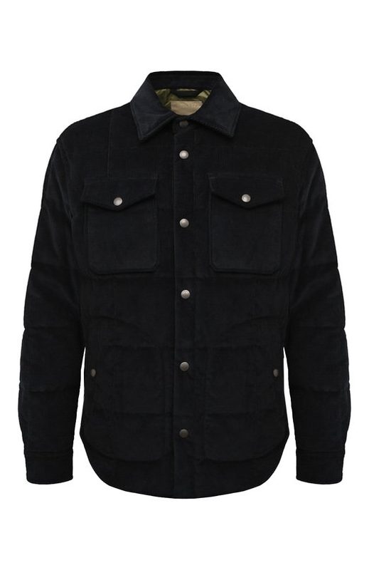 Пуховая куртка из вельвета Woolrich