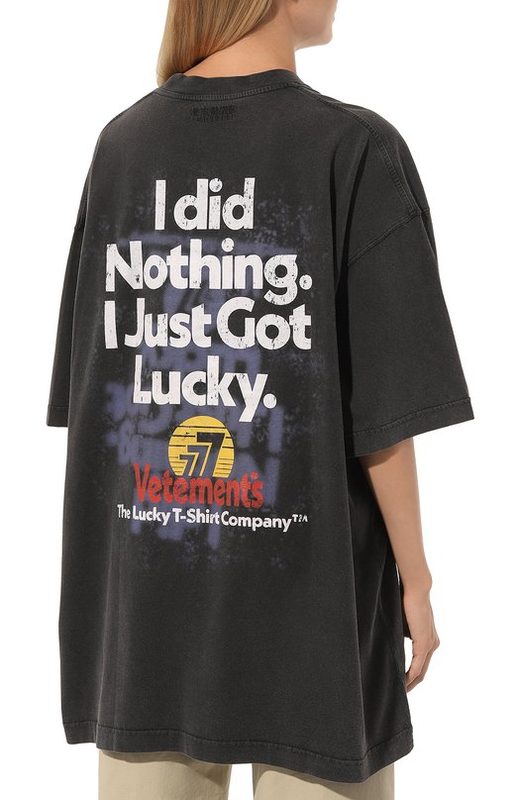 Хлопковая футболка VETEMENTS 4