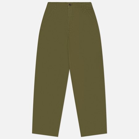 Мужские брюки Norse Projects Kvitfjell Relaxed Cotton Twill, цвет оливковый