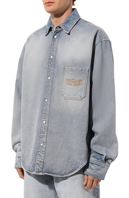 Джинсовая рубашка VETEMENTS 3