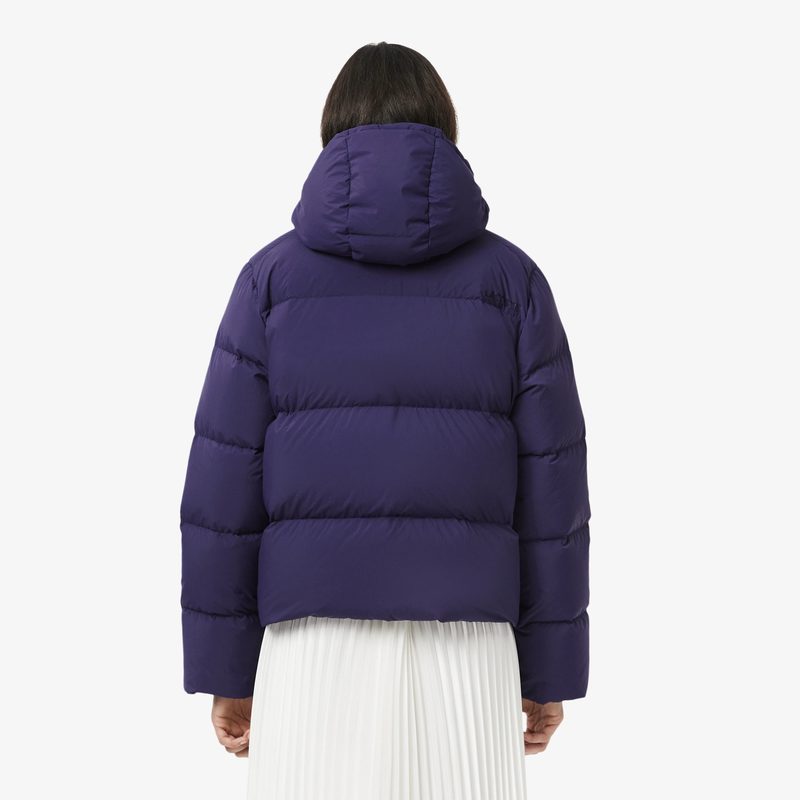Женская короткая куртка Lacoste с капюшоном 2