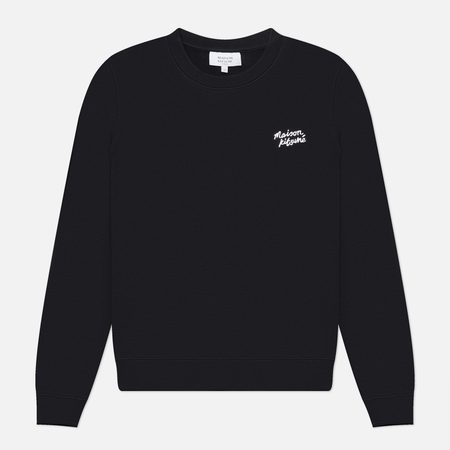 Женская толстовка Maison Kitsune Handwriting Comfort, цвет чёрный