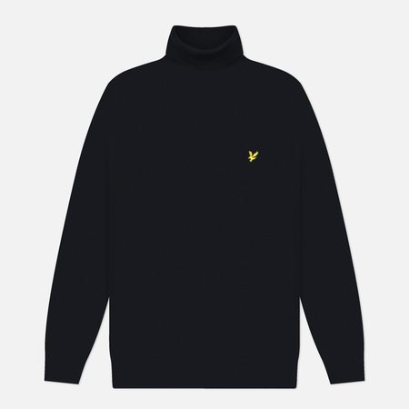 Мужской свитер Lyle & Scott Cotton Merino Turtleneck, цвет синий