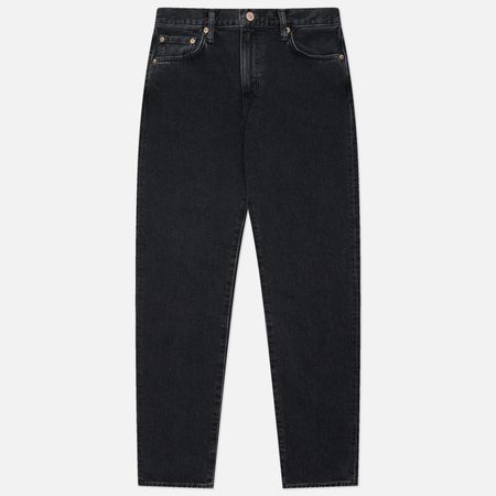 Мужские джинсы Edwin Regular Tapered Kaihara Right Hand Black Denim 13 Oz, цвет чёрный