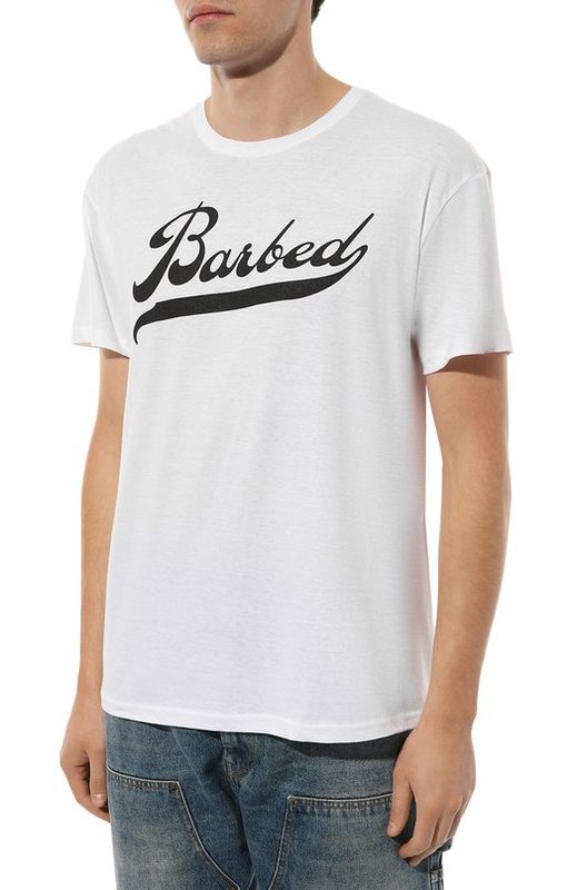 Хлопковая футболка Barbed 3