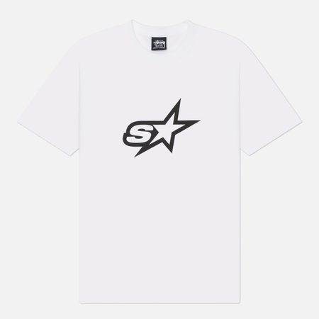 Мужская футболка Stussy Speedway, цвет белый