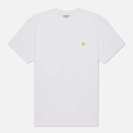 Мужская футболка Carhartt WIP Chase, цвет белый