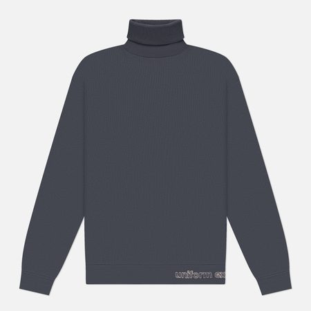 Мужской лонгслив uniform experiment Waffle Highneck, цвет серый
