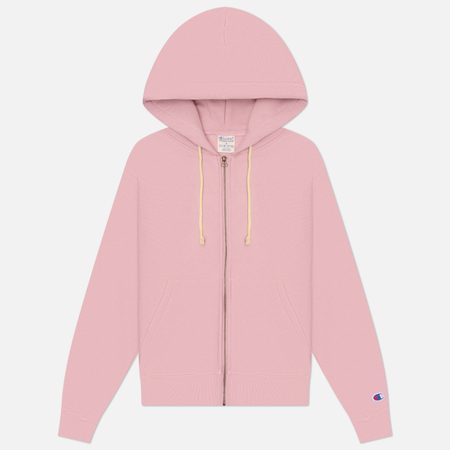 Женская толстовка Champion Reverse Weave Pinnacle Heavyweight Full-Zip Fleece Hoodie, цвет розовый