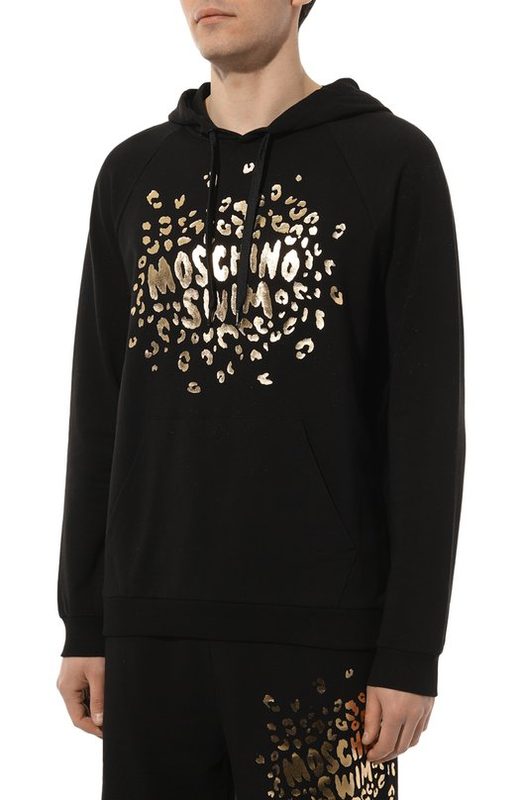Хлопковое худи Moschino 3