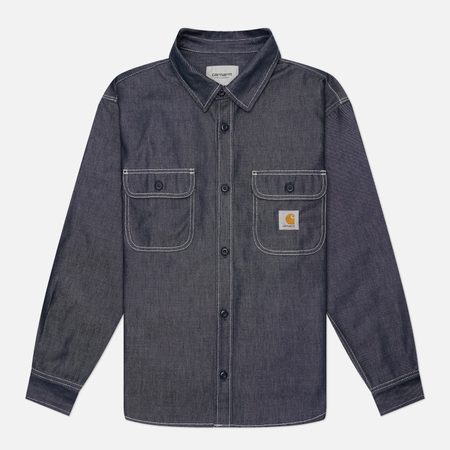 Мужская рубашка Carhartt WIP Tigan, цвет синий