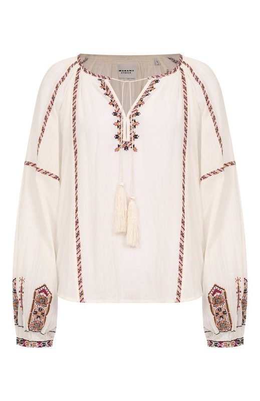 Хлопковая блузка Isabel Marant Etoile