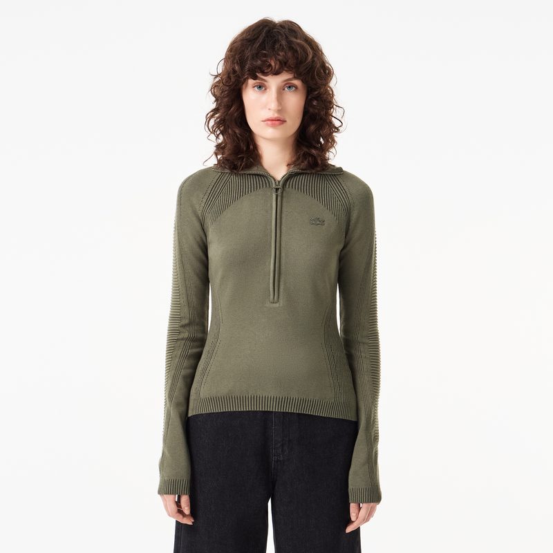 Женский свитер Lacoste на молнии