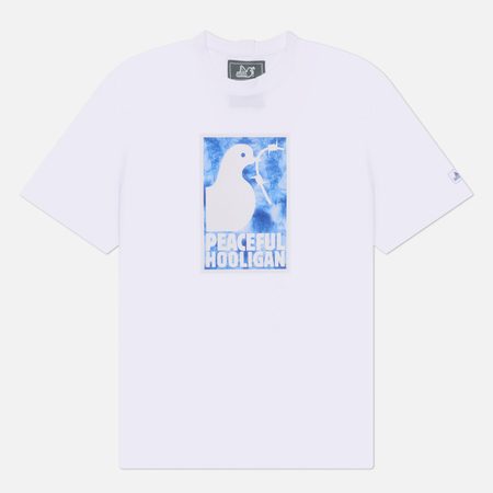 Мужская футболка Peaceful Hooligan Framed Camo, цвет белый