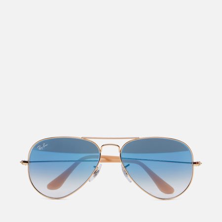 Солнцезащитные очки Ray-Ban Aviator Gradient, цвет золотой