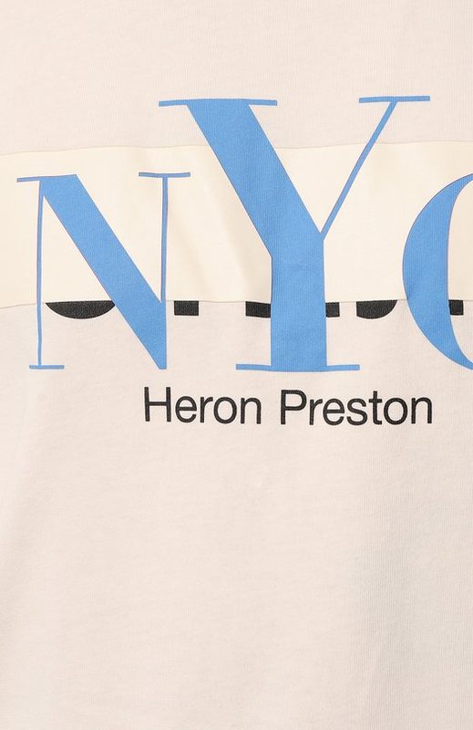 Хлопковая футболка Heron Preston 5