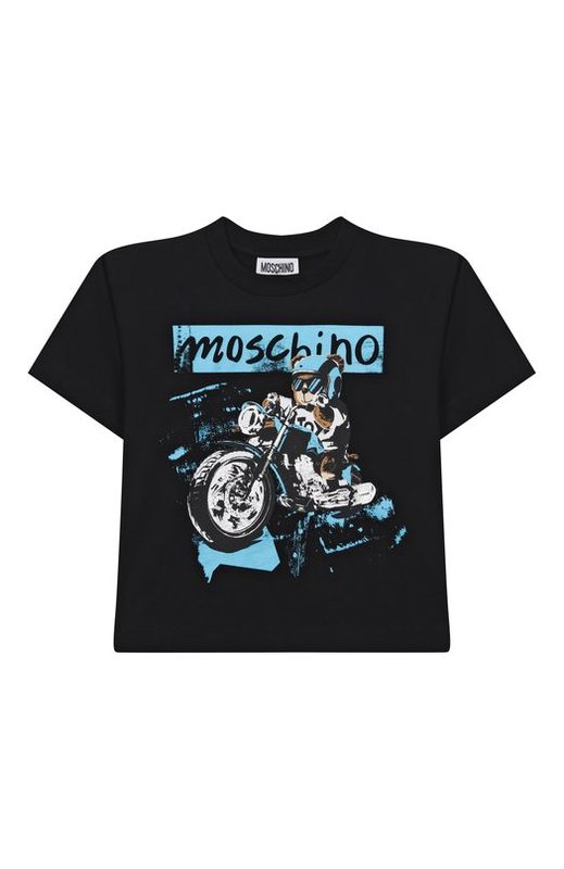 Хлопковая футболка Moschino