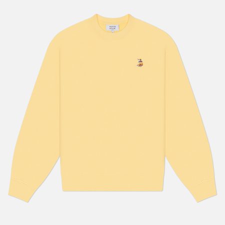 Мужская толстовка Maison Kitsune Dreaming Fox Comfort, цвет жёлтый