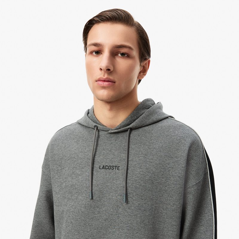 Мужской хлопковый свитшот Lacoste свободного кроя 3