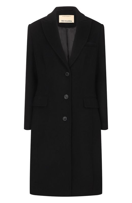 Пальто из шерсти и кашемира Trussardi