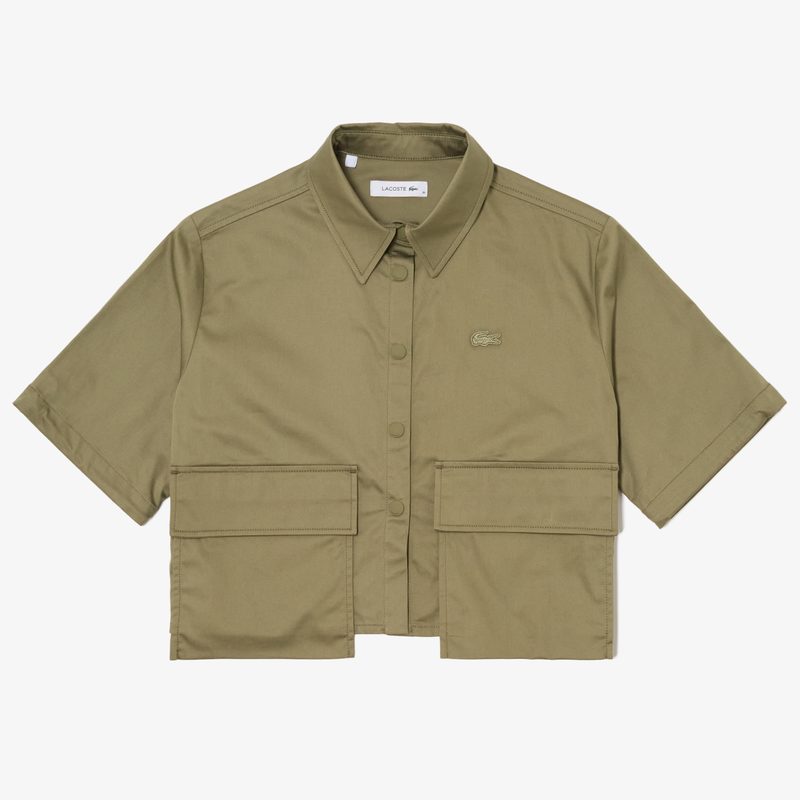 Женская рубашка Lacoste из эластичного хлопка 5