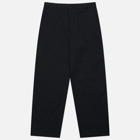 Мужские брюки Norse Projects Norse Standard Wide Chino, цвет чёрный