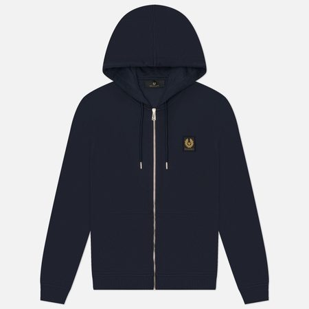 Мужская толстовка Belstaff Full Zip Hoodie, цвет синий