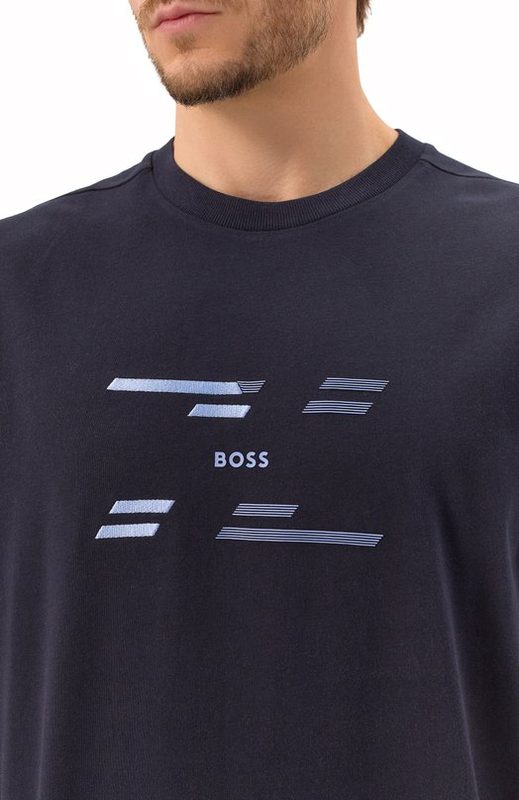 Хлопковая футболка BOSS Green 5