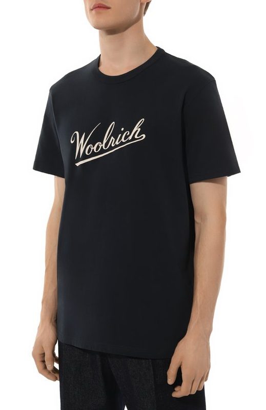 Хлопковая футболка Woolrich 3