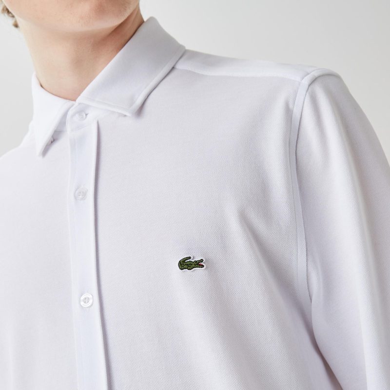 Мужская рубашка Lacoste приталенного кроя 5