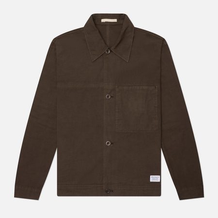Мужская рубашка Norse Projects Arresskov Compact Cotton, цвет коричневый