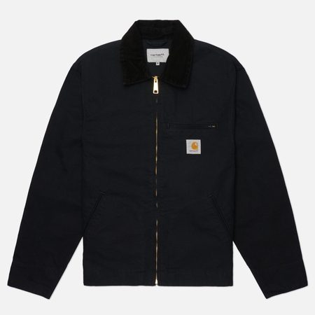 Мужская куртка ветровка Carhartt WIP Detroit Summer, цвет чёрный