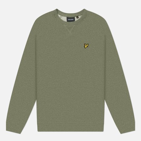 Мужская толстовка Lyle & Scott Tri Marl Raglan, цвет оливковый