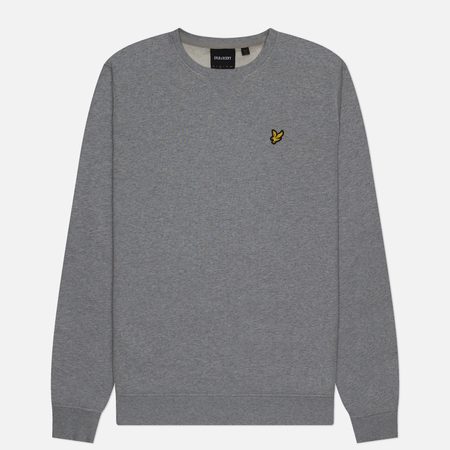 Мужская толстовка Lyle & Scott Crew Neck Regular Fit, цвет серый