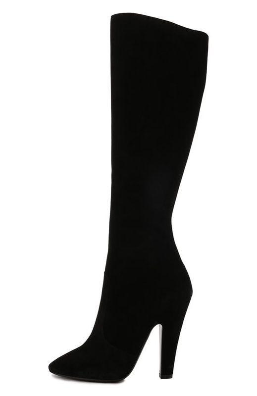 Замшевые сапоги Saint Laurent 3