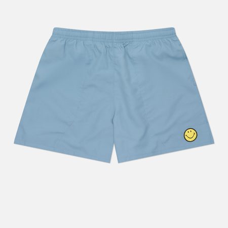 Мужские шорты MARKET Smiley Classic Tech, цвет голубой