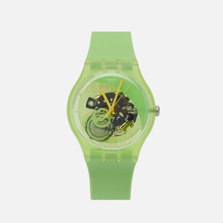 Наручные часы Swatch Pomme-Tech, цвет зелёный