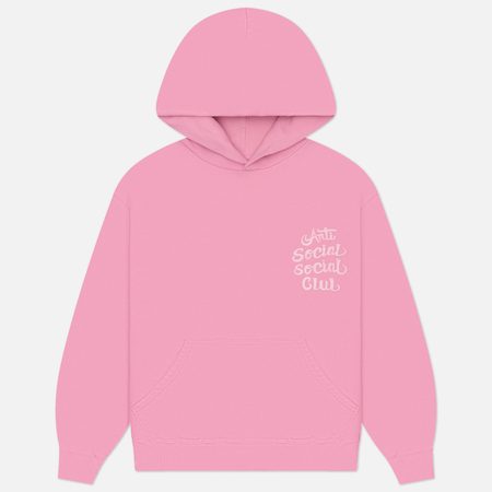 Мужская толстовка Anti Social Social Club Airbrushed Hoodie, цвет розовый