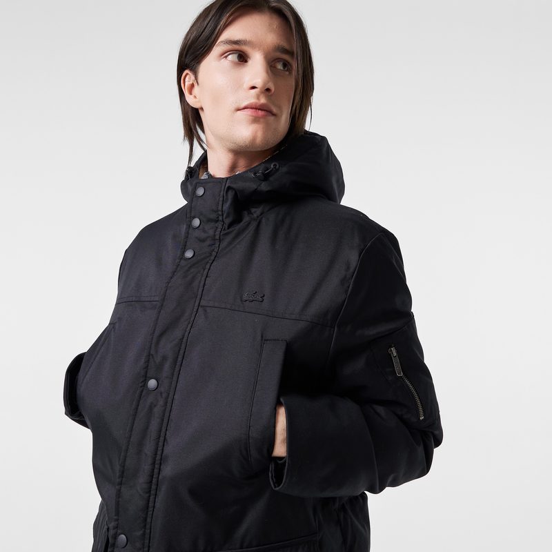 Мужская утеплённая парка Lacoste с капюшоном 3