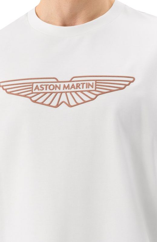 Хлопковая футболка BOSS x Aston Martin BOSS Camel 5