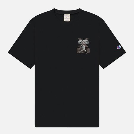 Мужская футболка Champion Reverse Weave Pinnacle Heavyweight Cotton Runn Sound 2, цвет чёрный