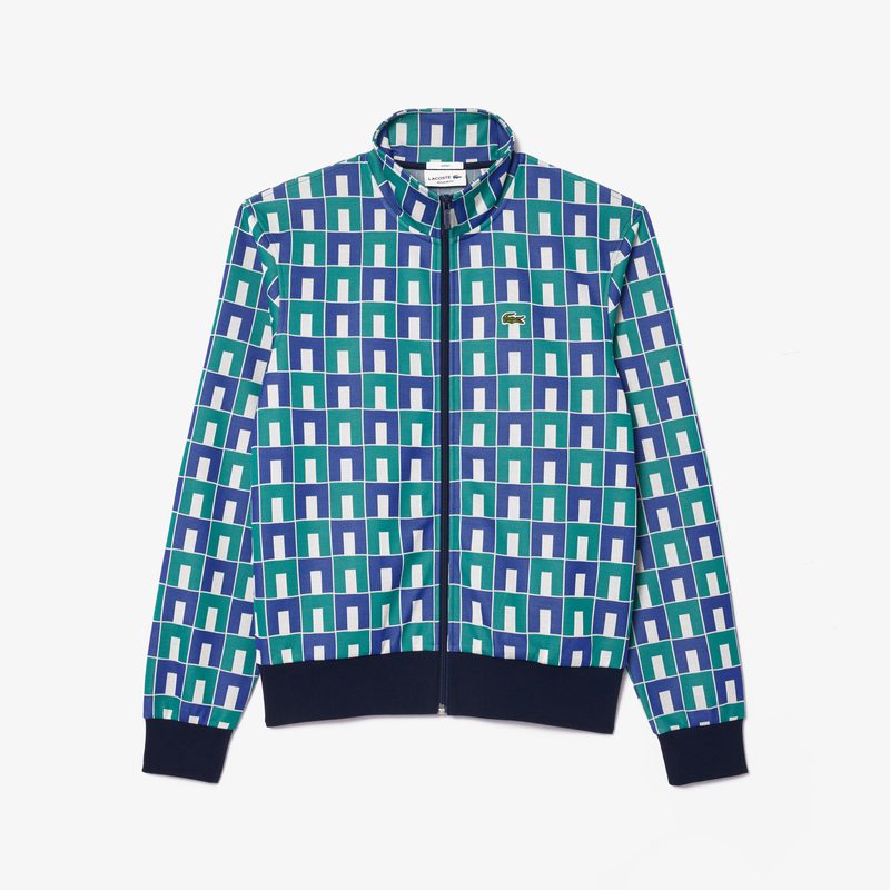 Толстовка Lacoste унисекс на молнии 5