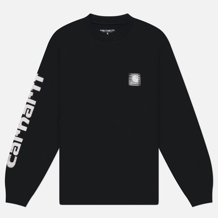 Женский лонгслив Carhartt WIP W' Archive Script, цвет чёрный