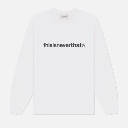 Мужской лонгслив thisisneverthat T-Logo, цвет белый