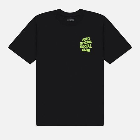 Мужская футболка Anti Social Social Club I Glow In the Dark, цвет чёрный