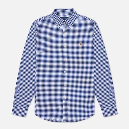 Мужская рубашка Polo Ralph Lauren Slim Fit Oxford, цвет синий